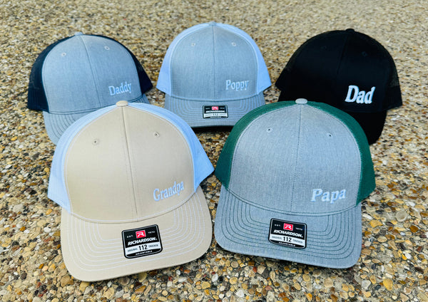 Custom Embroidered Father’s Day Hats