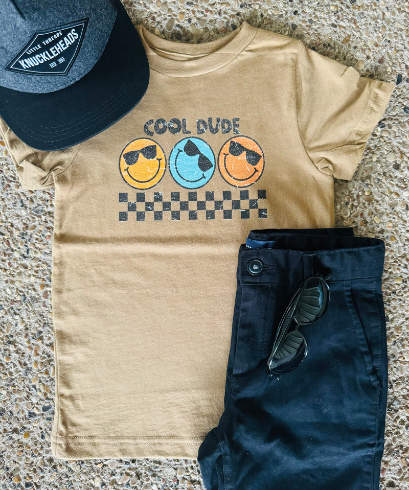 Cool Dude Happy Face Tee