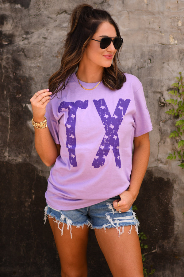 Purple TX Tee